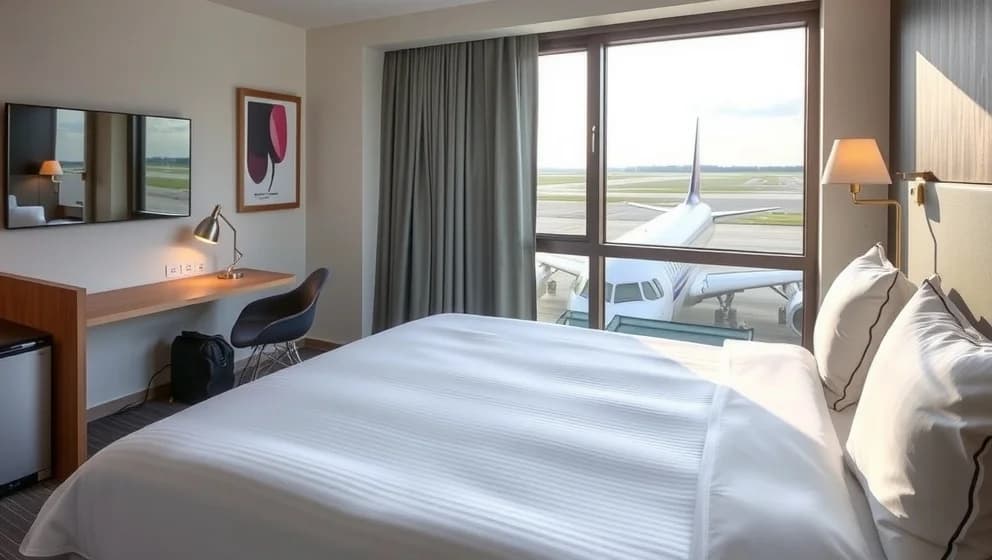 Comfort Hotel Copenhagen Airport så nära flyget