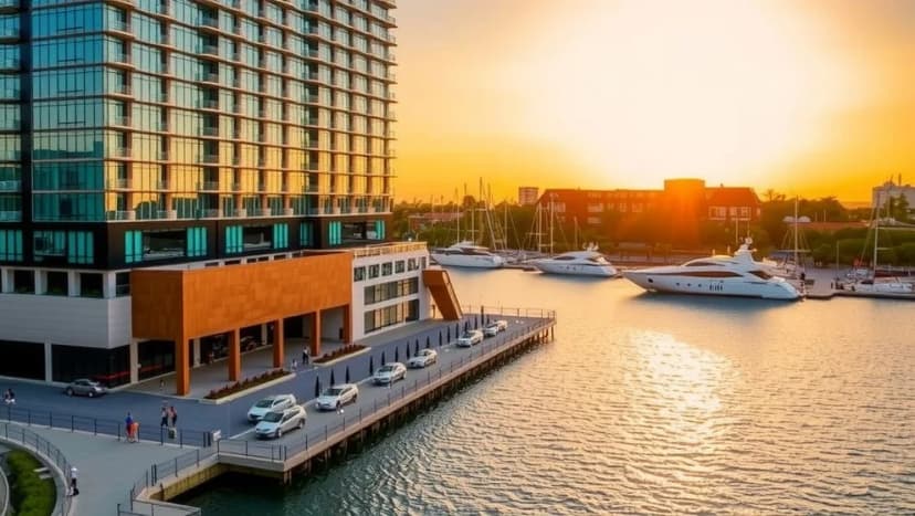 Elite Hotel Marina Tower vid vattnet