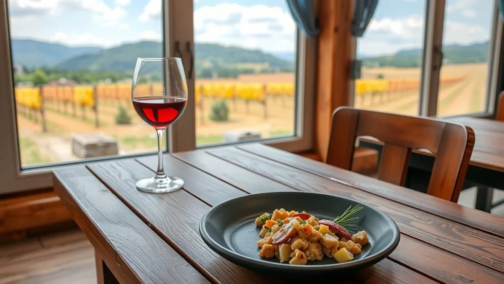 Flädie Mat & Vingård Vad Erbjuder De