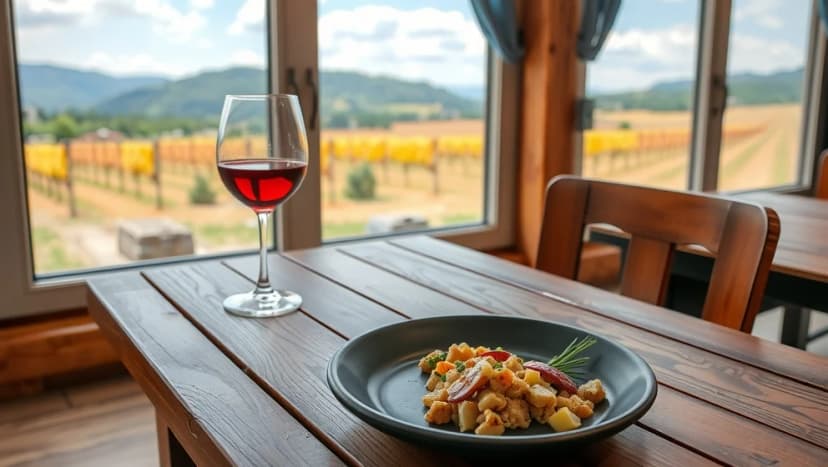 Flädie Mat & Vingård Vad Erbjuder De