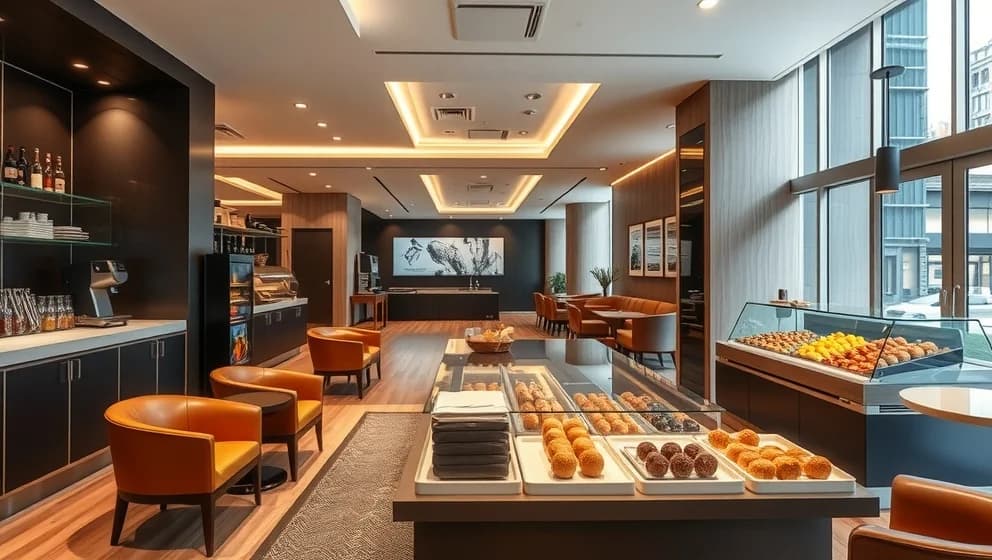 Hotell med urban deli i centrum