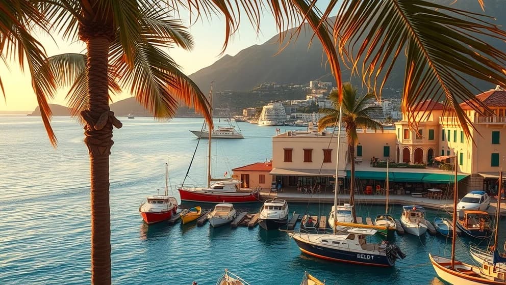 Puerto de la Cruz Teneriffes vackraste hamn