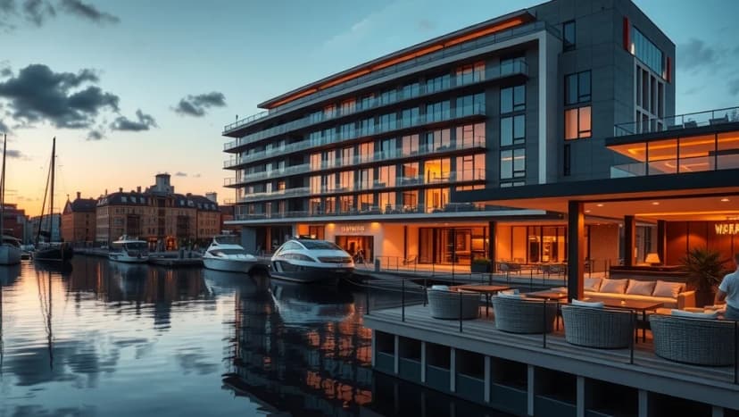 Radisson Blu Waterfront Stockholm vid vattnet
